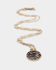 Wild for the Weekend Serpentine Dragon Necklace Gold