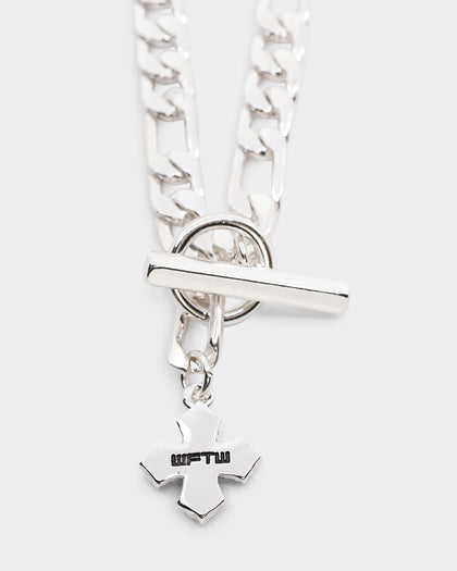 Wild for the Weekend T Bar Cross Bracelet Silver