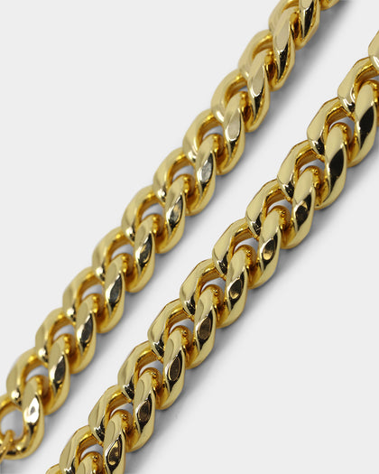 Raising Hell Women's Iced Padlock Bracelet Iced Gold