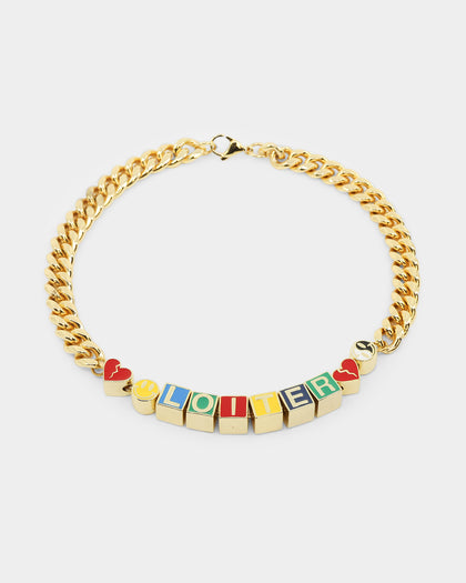 Loiter Memory Lane Chain Necklace Multi-coloured