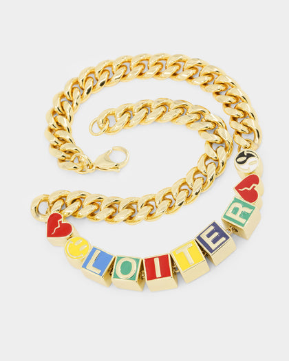 Loiter Memory Lane Chain Necklace Multi-coloured