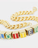 Loiter Memory Lane Chain Necklace Multi-coloured