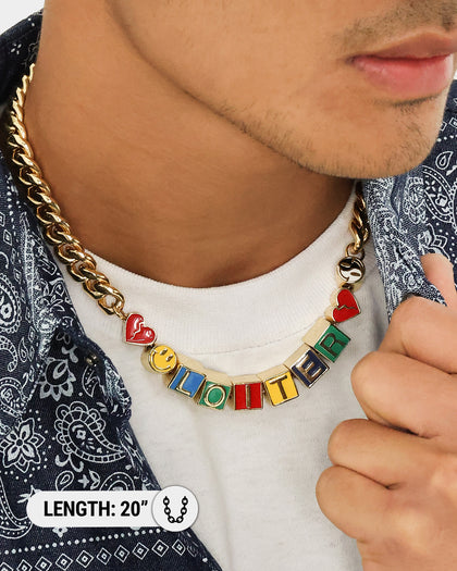 Loiter Memory Lane Chain Necklace Multi-coloured