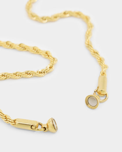 Shortie Kids' Classic Rope 3mm Chain Gold