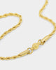 Shortie Kids' Classic Rope 3mm Chain Gold