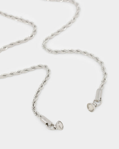 Shortie Kids' Classic Rope 3mm Chain Silver