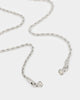 Shortie Kids' Classic Rope 3mm Chain Silver