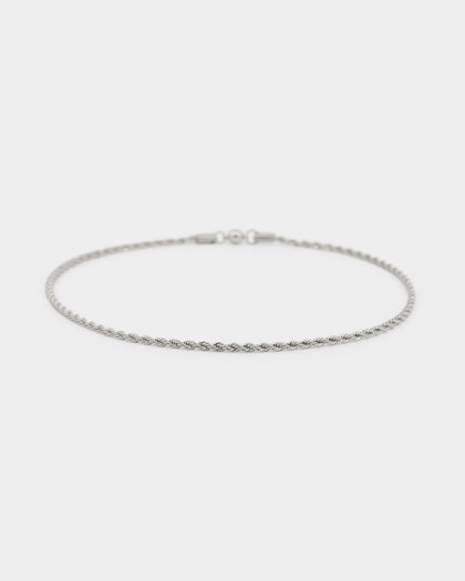 Shortie Kids' Classic Rope 3mm Chain Silver