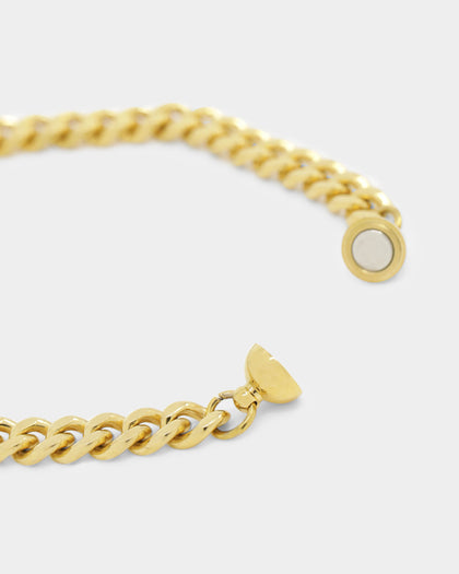 Shortie Kids' Classic Cuban 6mm Bracelet Gold