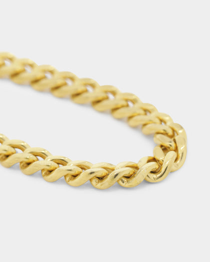 Shortie Kids' Classic Cuban 6mm Bracelet Gold