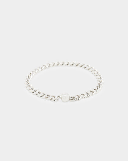 Shortie Kids' Classic Cuban 6mm Bracelet Silver