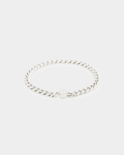 Shortie Kids' Classic Cuban 6mm Bracelet Silver