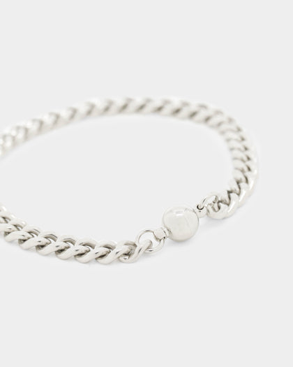 Shortie Kids' Classic Cuban 6mm Bracelet Silver