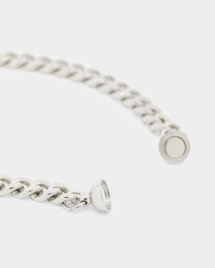 Shortie Kids' Classic Cuban 6mm Bracelet Silver