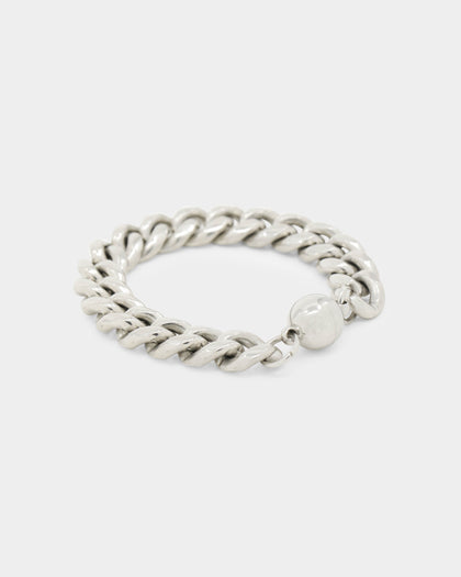 Shortie Kids' Classic Cuban 12mm Bracelet Silver