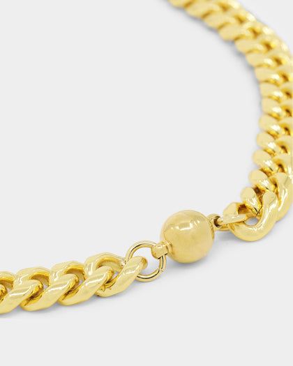 Shortie Kids' Classic Cuban 12mm Chain Gold