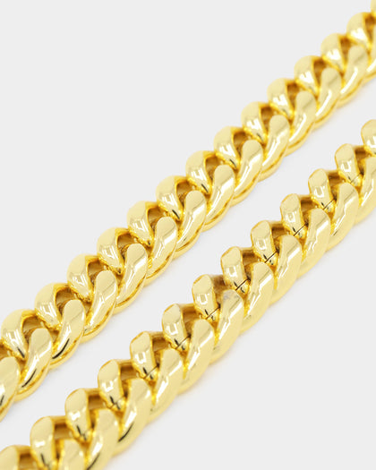 Shortie Kids' Classic Cuban 12mm Chain Gold