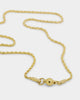 Shortie Kids' Classic Micro Rope 2mm Chain Gold