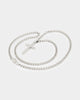 Shortie Kids' Cross Pendant Micro 4mm Chain Silver
