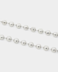 Shortie Kids' Firsts Dog Tag 3mm Chain Silver