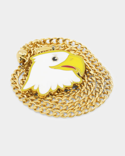 Shortie Kids' The Eagle Pendant Chain Gold