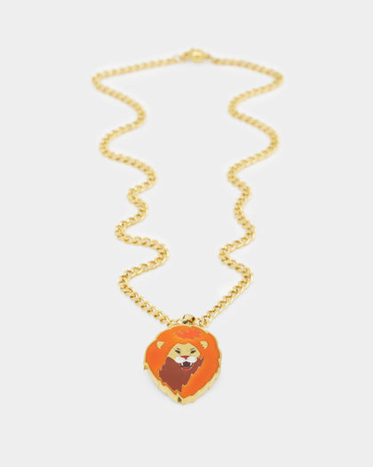 Shortie Kids' The Lion Pendant Chain Gold