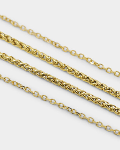 Last Kings Cobra Double Chain Gold