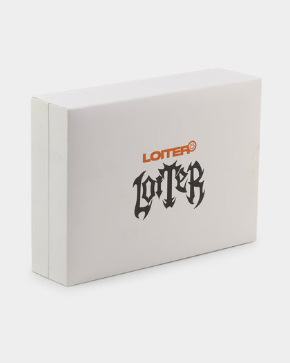 Loiter Dark Heart Necklace Grey/Silver