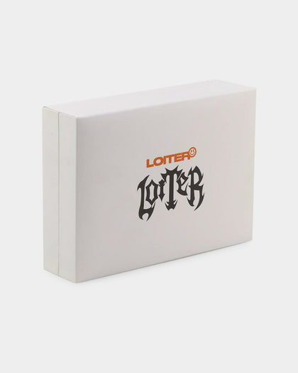 Loiter Don't Smile Chain Iced Silver