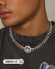 Loiter Don't Smile Chain Iced Silver