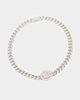 Loiter Don't Smile Chain Silver/Iced Pink