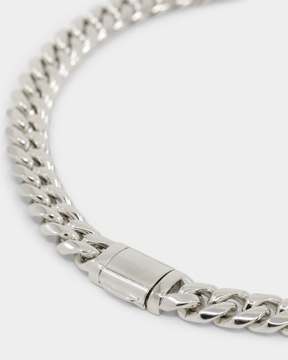 Loiter Don't Smile Chain Silver/Iced Pink