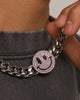 Loiter Don't Smile Chain Silver/Iced Pink