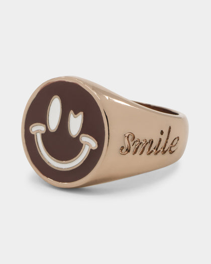 Loiter Don't Smile Ring Brown