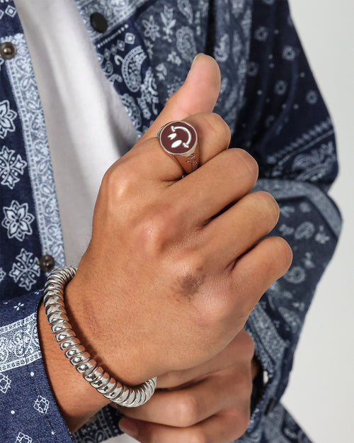 Loiter Don't Smile Ring Brown