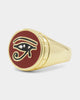 Last Kings Eye Of Ra Ring Gold/Burgundy