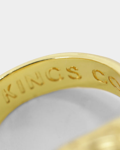 Last Kings Eye Of Ra Ring Gold/Burgundy