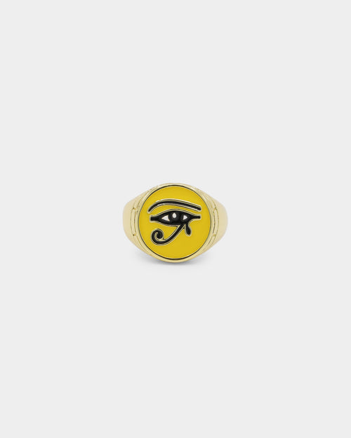 Last Kings Eye Of Ra Ring Gold/Yellow