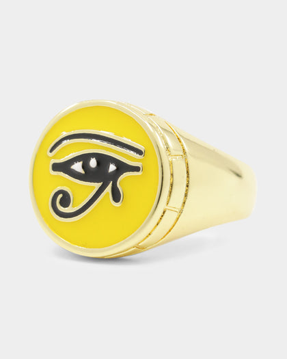 Last Kings Eye Of Ra Ring Gold/Yellow