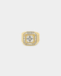 Saint Morta In Riches Ring Iced Gold