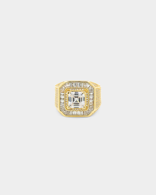 Saint Morta In Riches Ring Iced Gold