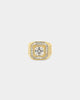 Saint Morta In Riches Ring Iced Gold