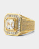 Saint Morta In Riches Ring Iced Gold