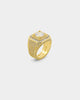Saint Morta In Riches Ring Iced Gold