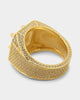 Saint Morta In Riches Ring Iced Gold