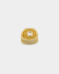 Saint Morta In Riches Ring Iced Gold