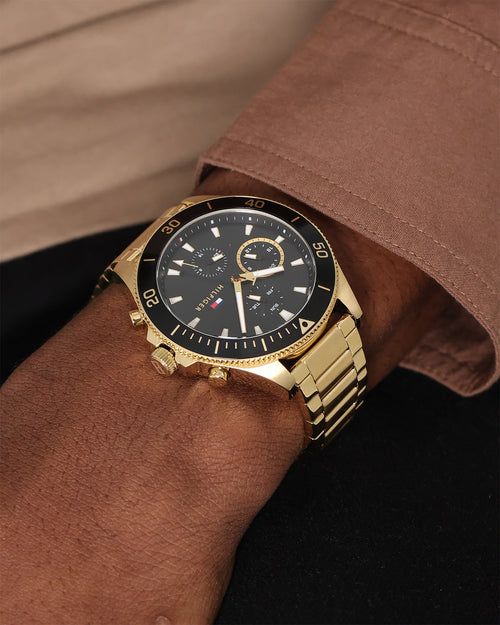 Tommy Hilfiger Larson Watch Gold/Black