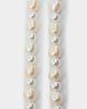 Loiter Beaded Pearl Necklace White/Black