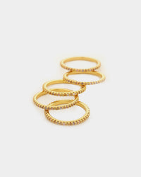 Raising Hell Women's Xena Ring Stack Rainbow
