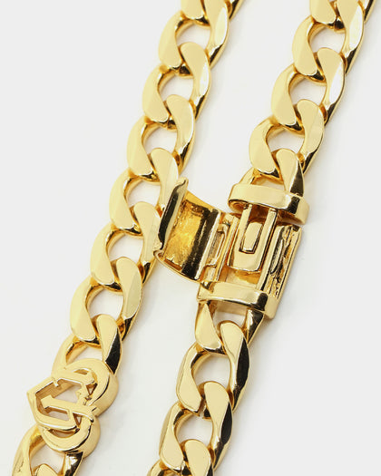 Raising Hell Women's Love Your Girl Chain Gold/White